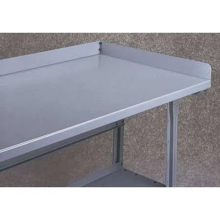 Tennsco SB-3096 Side and Back Rail Kit - 96Wx30Dx3 H, Gray
