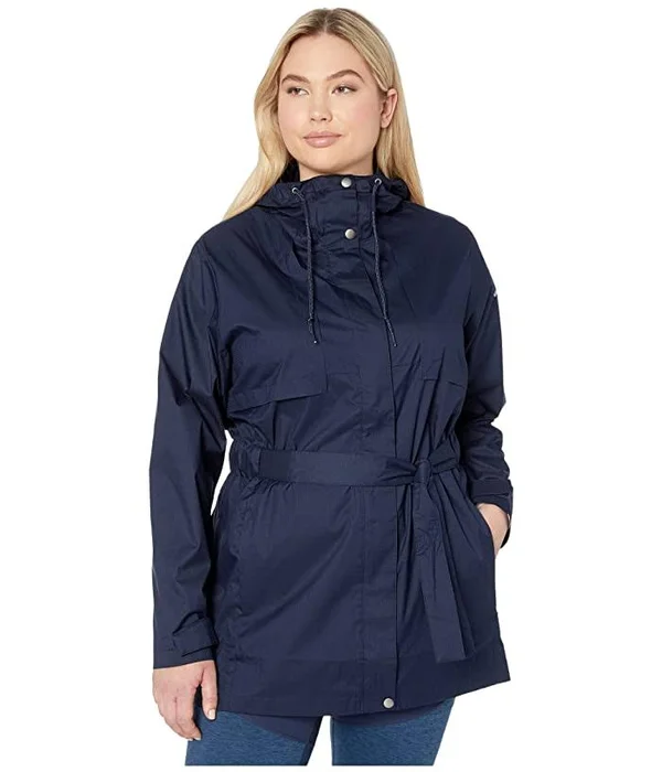 Columbia Pardon My Trench Rain Jacket - Women's Dark Nocturnal - 1x