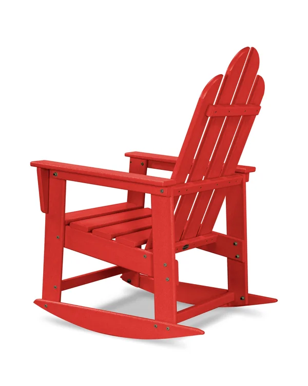 POLYWOOD Long Island Rocking Chair - Sunset Red