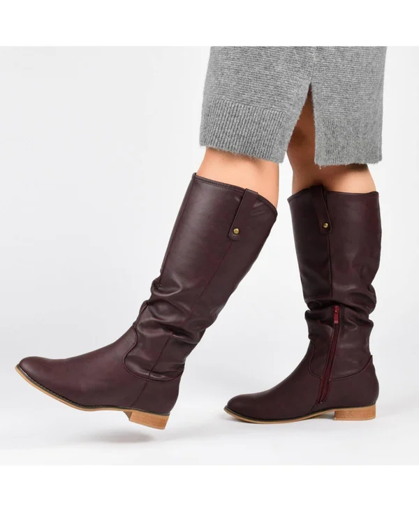 Journee Collection Women's Extra Wide Calf Taven Boot - Black