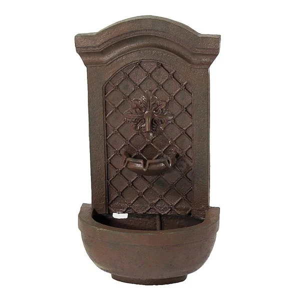 Sunnydaze Rosette Solar Wall Fountain