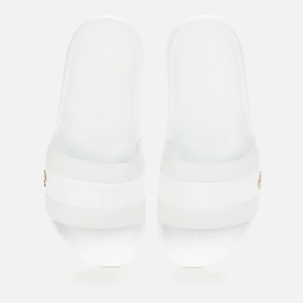 Lacoste Women's Croco Slide 120 3 White/White