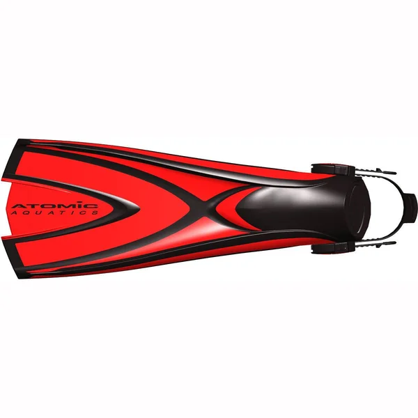 Atomic X1 Fin, Large, Yellow
