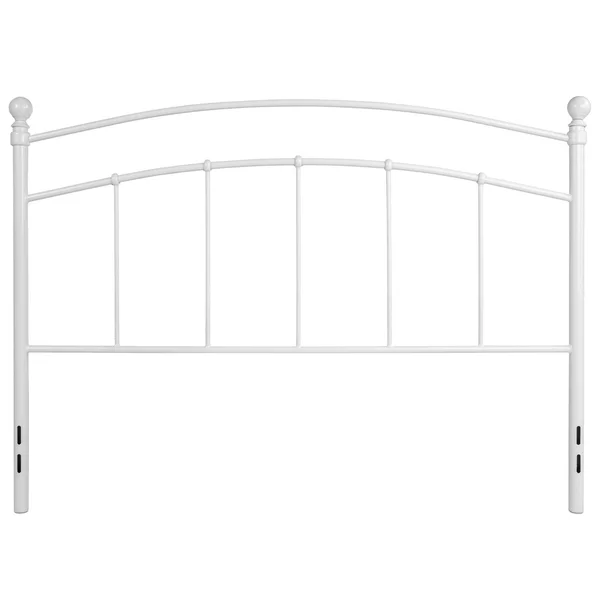 Queen Woodstock Decorative Metal Headboard White - Riverstone Furniture