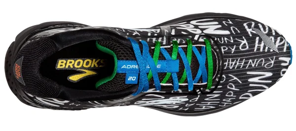 Brooks Adrenaline GTS 20 9.5 - Black/White/Multi (Men's)