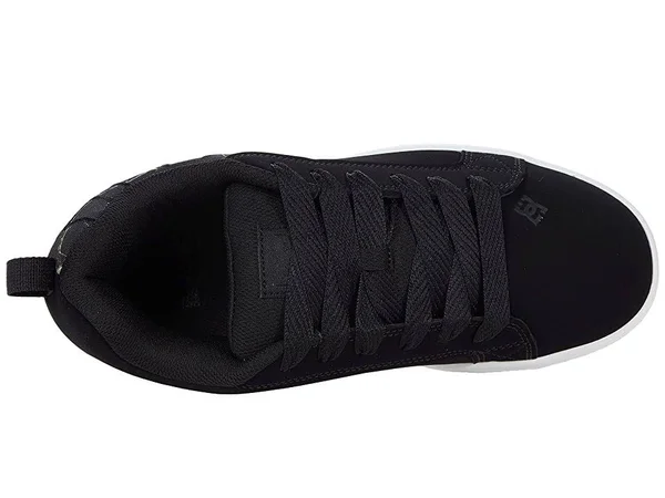 DC Court Graffik Sq Men's Skate Shoes Black/Print : 6.5 D - Medium