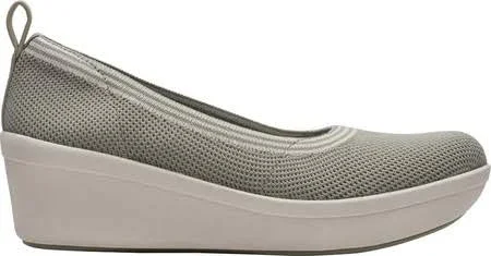 Clarks Cloudsteppers Women's Step Rose Fern Shoes - Dusty Olive Textile