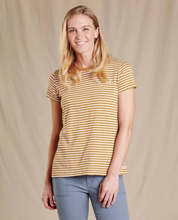 Toadu0026Co Primo Daily Short Sleeve Tee - Women's Sunset Vintage Wash, S