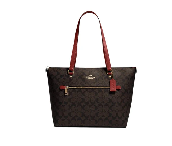 Coach Bags - Coach Gallery Tote, Color: Brown/Red, Size: Os, Arlene_Jacquez&s Closet