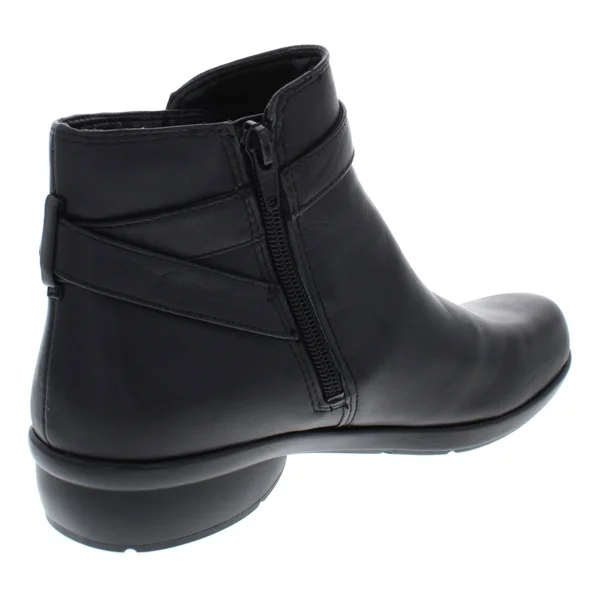 Naturalizer Colette Womens Solid Ankle Booties, Brown Leather