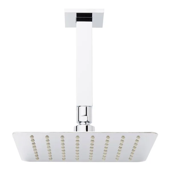 Signature Hardware 449443 8x22 Modern Square Rainfall Shower Head with 4x22 Square Ceiling-Mount Arm - 2.5 - Brushed Nickel Chro