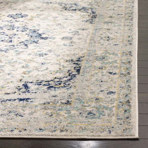 Safavieh Madison MAD155M 2&3x22 x 10&0x22 Runner Ivory - Blue Area Rug
