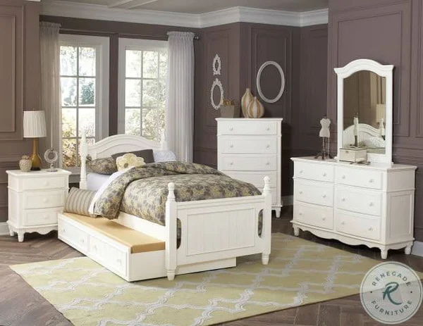 Homelegance Clementine Mirror - White B1799-6