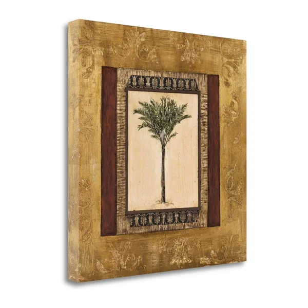 20x22 x 20x22 Stately Palm I by Mindeli Fine Art Giclee Print
