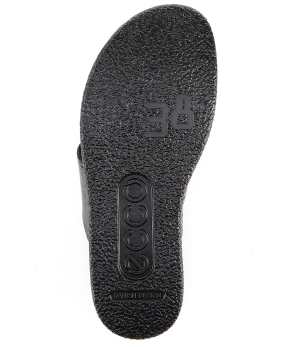 Ecco Corksphere Leather Thong Sandals - 37(6/6.5M)