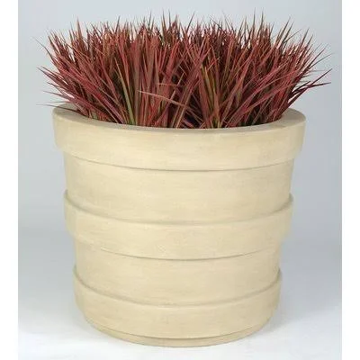 Aldan Plastic Pot Planter World Menagerie Color: Calypso - Size: 21x22 H x 28x22 W x 19x22 D
