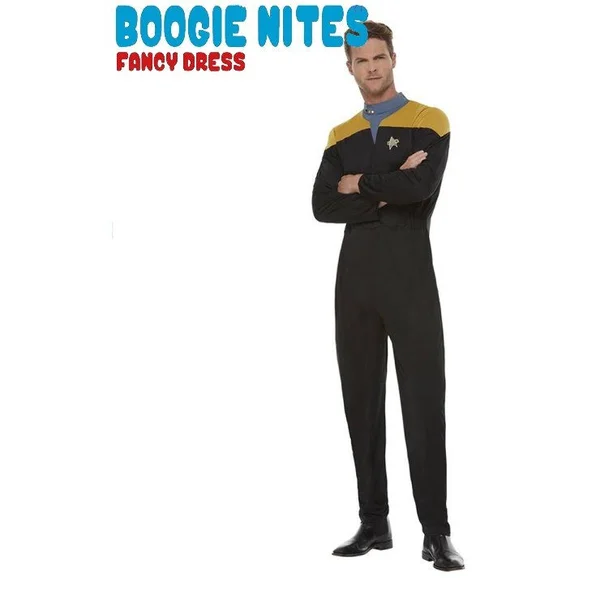 Star Trek Men's Voyager Operations Uniform Costume - L