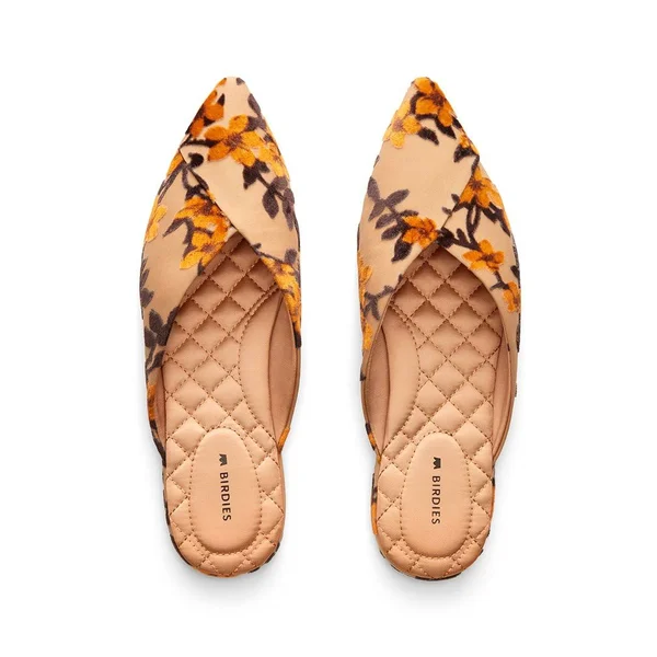 Birdies Swan Flat - Size 9 in Marigold at Nordstrom