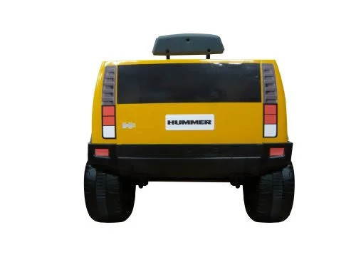 Kid Motorz 6V Hummer H2 Powered Ride-On - Yellow - 37 x 25 x 21