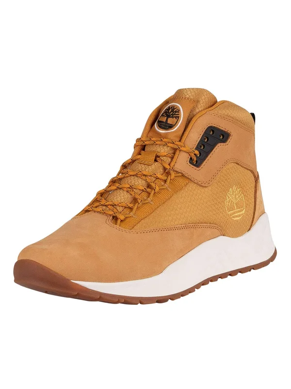 Timberland Men's Solar Wave Chukka Boot Wheat Nubuck 10
