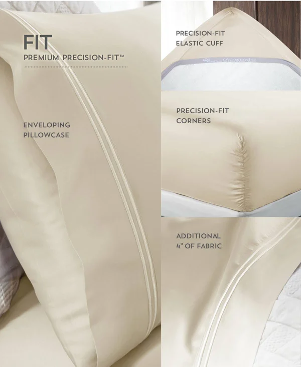 PureCare California King Elements Premium Modal Sheet Set - Ivory