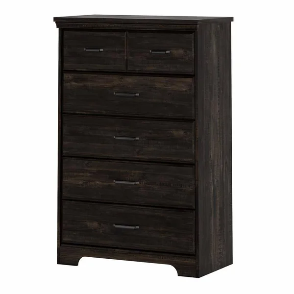 Bowery Hill 5-Drawer Chest-Rubbed Black - Men's, Size: Large