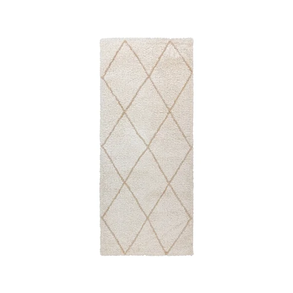 Gertmenian Thayer Shag Rug, Diamond Ivory, Size: 31 inchx72 inch Runner