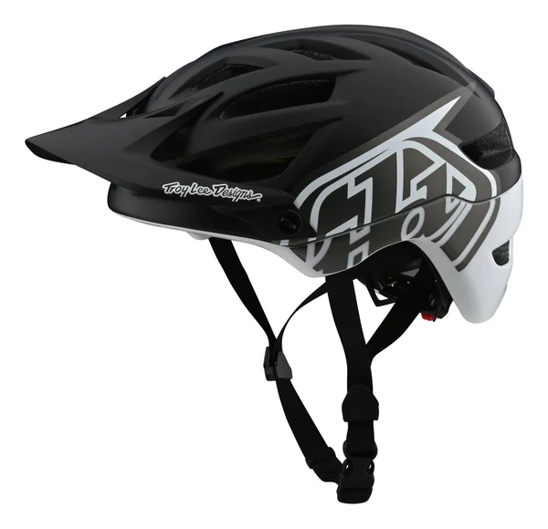 Troy Lee Designs A1 MIPS Classic Bike Helmet Black/White, Xs