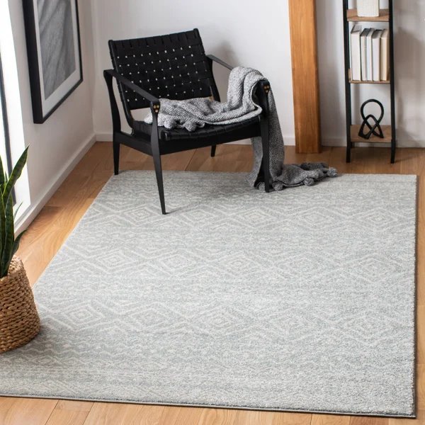 Safavieh Tulum Rug Collection TUL267A - Ivory, Grey - 12& x 18&