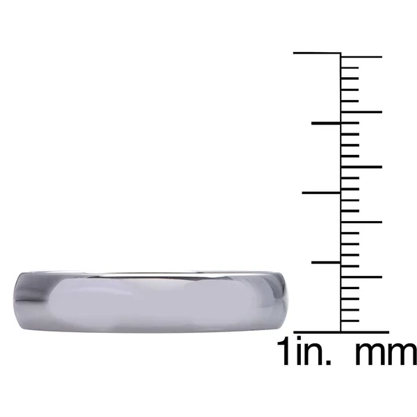Men's Tungsten Carbide Dome Wedding Band (5.5 mm) - 7.5