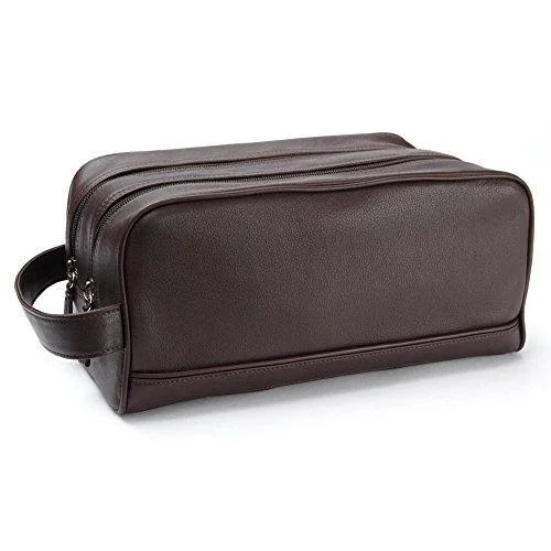 Leatherology Double Zip Toiletry Bag