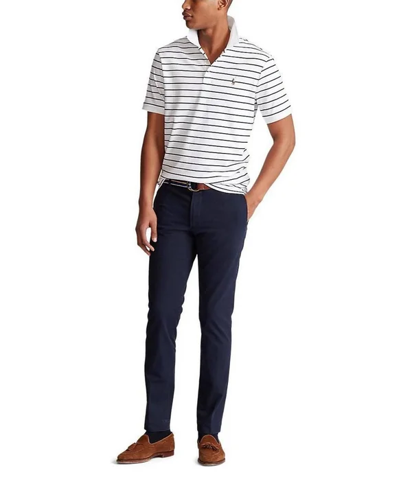 Polo Ralph Lauren Men's Classic Fit Stretch Polo Shirt - White - S
