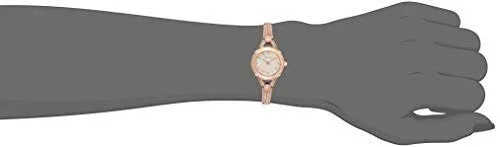 Guess Women's U0135L3 Petite Embellished Crystal Rose Gold-Tone Watch