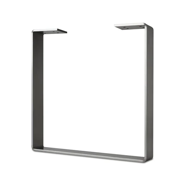 Standard Duty U-Shape Flat Bar Table Leg & Bench Base (Sold Separately) - Clear Coat - Clear Coat, 12x22, 12x22