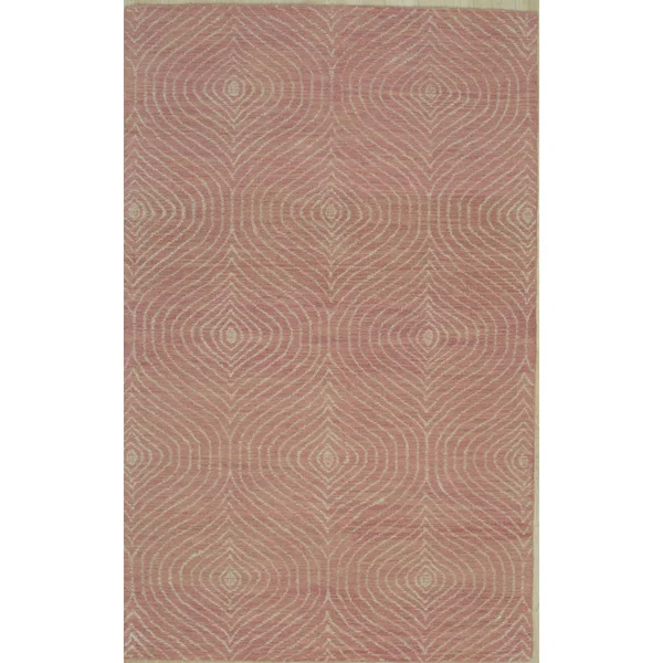 EORC T183PK5X8 5 x 8 ft. Spring 2020 Contemporary Area Rug Pink