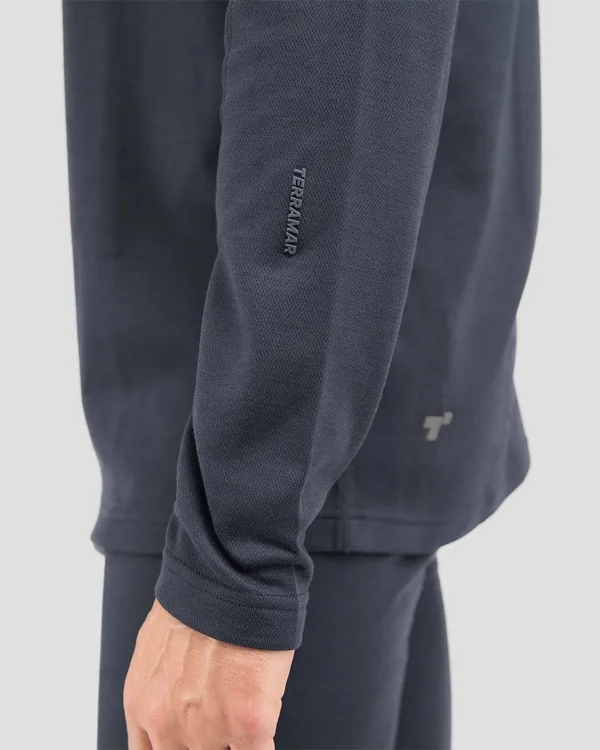 Terramar 4 . 0 Men & S Thermawool Half Zip - 422indiainkhthr