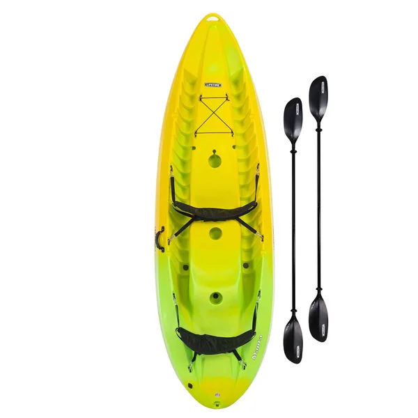 Lifetime 91071 Manta 100 Yellow Lime Tandem Kayak (Paddles Included)