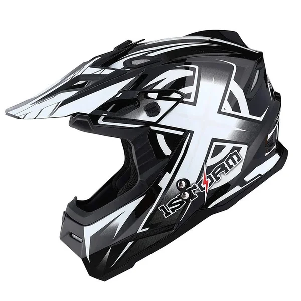1storm Adult Motocross Helmet BMX MX ATV Dirt Bike Helmet Racing Style