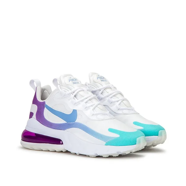 Nike Women's Air Max 270 React Casual Shoes in White Size 10.0