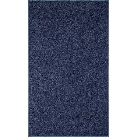 Home Queen Solid Color Petrol Blue 12&x20& - Area Rug