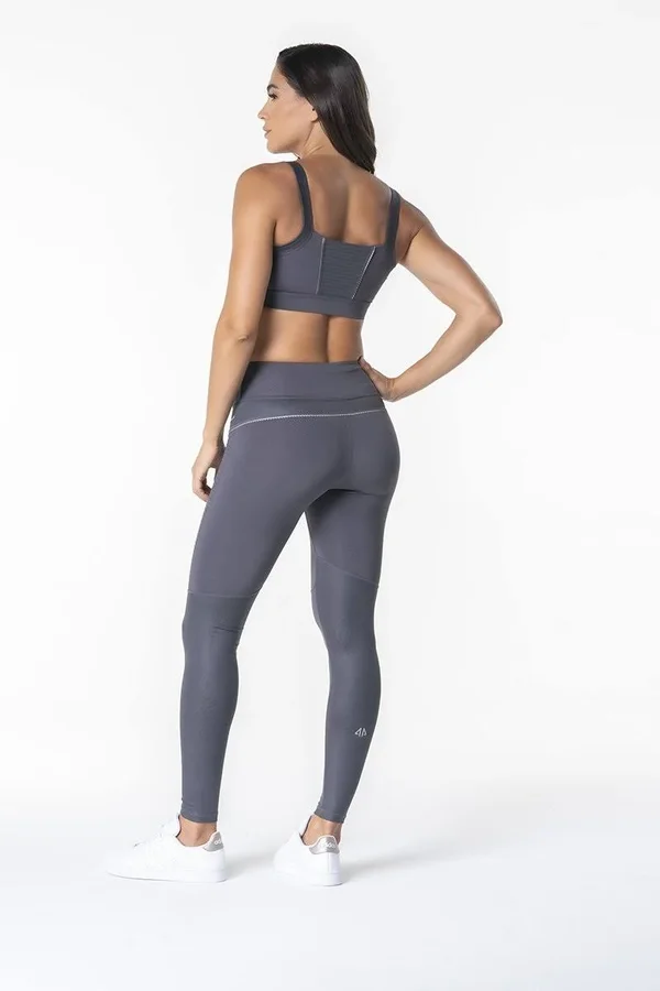 Reflective Leggings - Alpha Prime Apparel Black - L