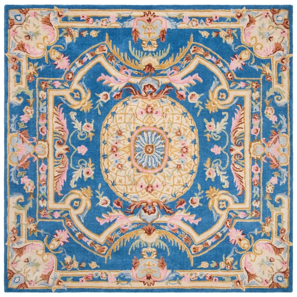 Safavieh Savonnerie Sage/Blue 9 ft. x 12 ft. Area Rug
