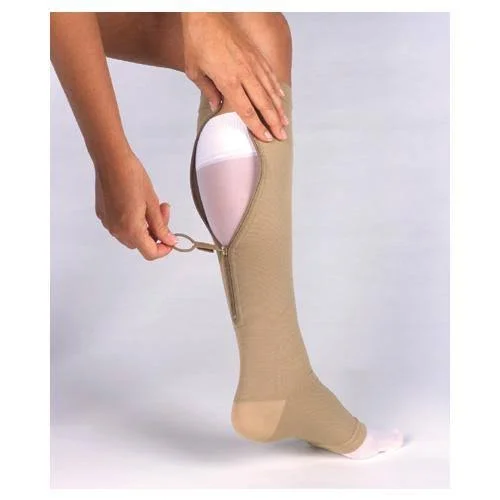 Jobst Ulcercare w/ Zipper Beige - X-Large, Left