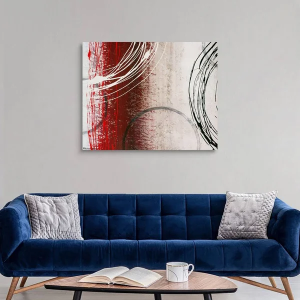 Tricolored Gestures II, Canvas Wall Art, 45x36, Great Big Canvas