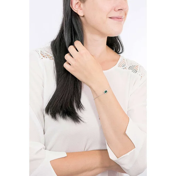 Swarovski Angelic Green Rectangular Pull Bracelet
