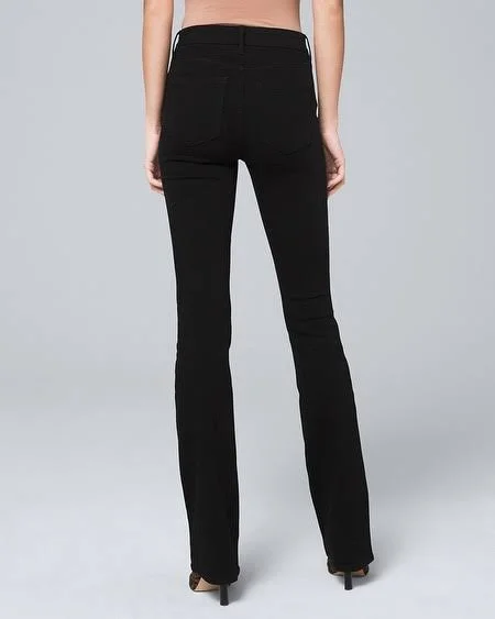 Women's High-Rise Sculpt Skinny Flare Jeans - Black, Size 16 - Regular by White House Black Market