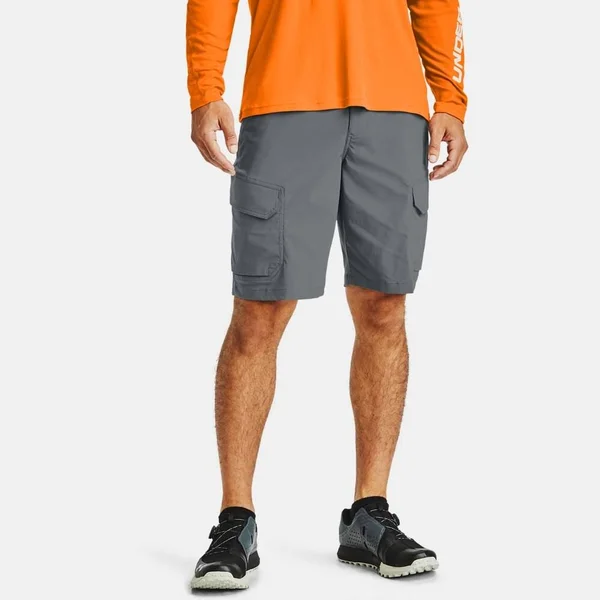 Under Armour Men's Fish Hunter Cargo Shorts - Gray - 30