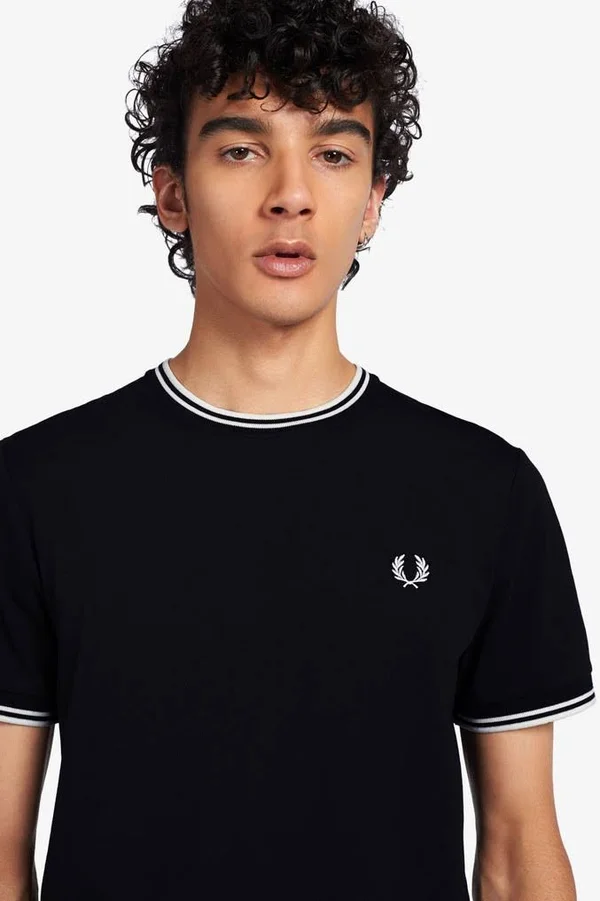 Fred Perry Twin Tipped T-Shirt, Black
