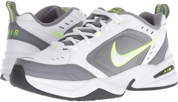 Nike Men's Air Monarch IV Training Shoes - White, 14