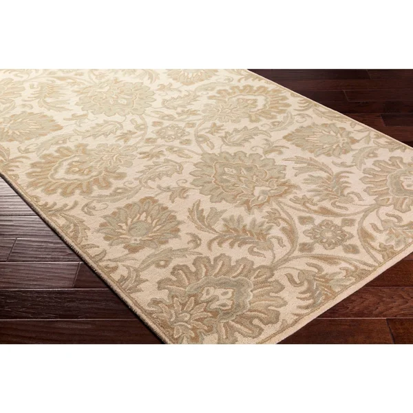 Art of Knot Vitrolles Olive Traditional 8& x 11& Area Rug